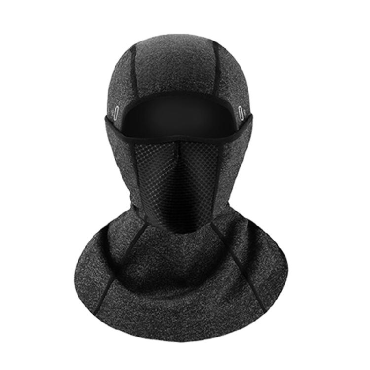 

Warm Nylon Neck Gaiter & Face Shielding Thermal Windproof Headgear Motorcycling Headwear for Winter Travel & Adventure темно-сірий колір