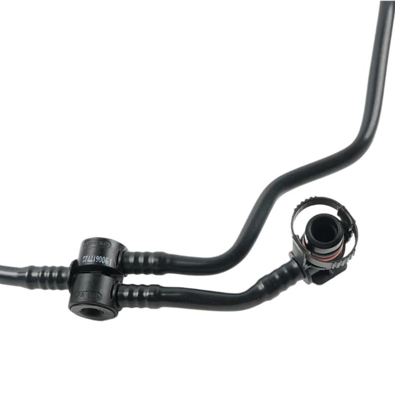 Canister Solenoid Purge Hose Assembly with Five Reference Numbers, Preformed Branches, and Corrugated Section for the Intake Connection Line