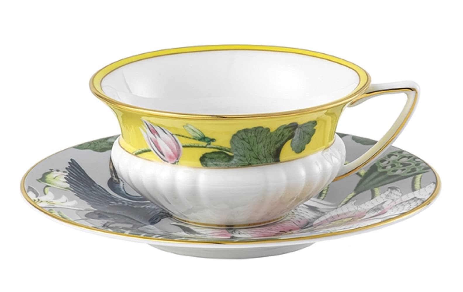 

[Officially Imported] Wedgwood Wanderlust Water Lily Teacup & Saucer 200ml, Wedding Gift, 1057268