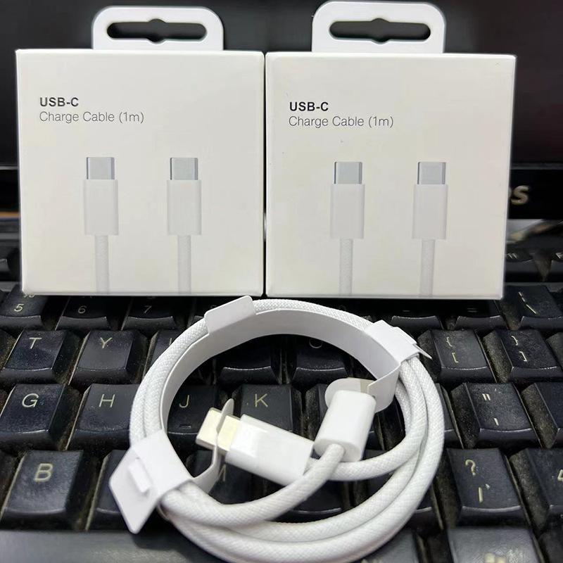 Original Usb-C Cable For Phone Tablet Pc Pd 60W Fast Charging Type C Weaving Cable Accessories