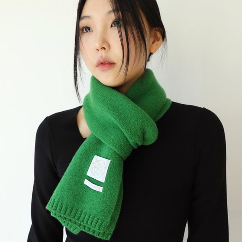 

GOCORI GARDEN CITY WOOL MUFFLER - GREEN Muffler FREE