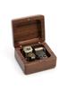 Mini 18-Note Wind Music Box – Walnut Wood Music Box, Popular Birthday Gift for Women, Stylish Music Box, Home Decor, Relaxation Item, Anniversary Gift