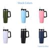 30Oz Bingba Cup, Double-Layer True Color Spray Handle Cup, Creative Office Cup Outdoor Beer Cup