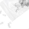 100 Pieces Hanging Pins Alloy Wire Jump Rings Mini Firing Accessories for Ceramic Ornaments