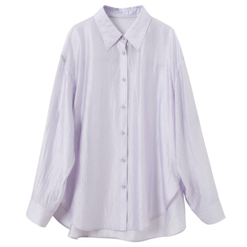 Sancai 2026 Spring Loose Mid-Length Cardigan Shirt