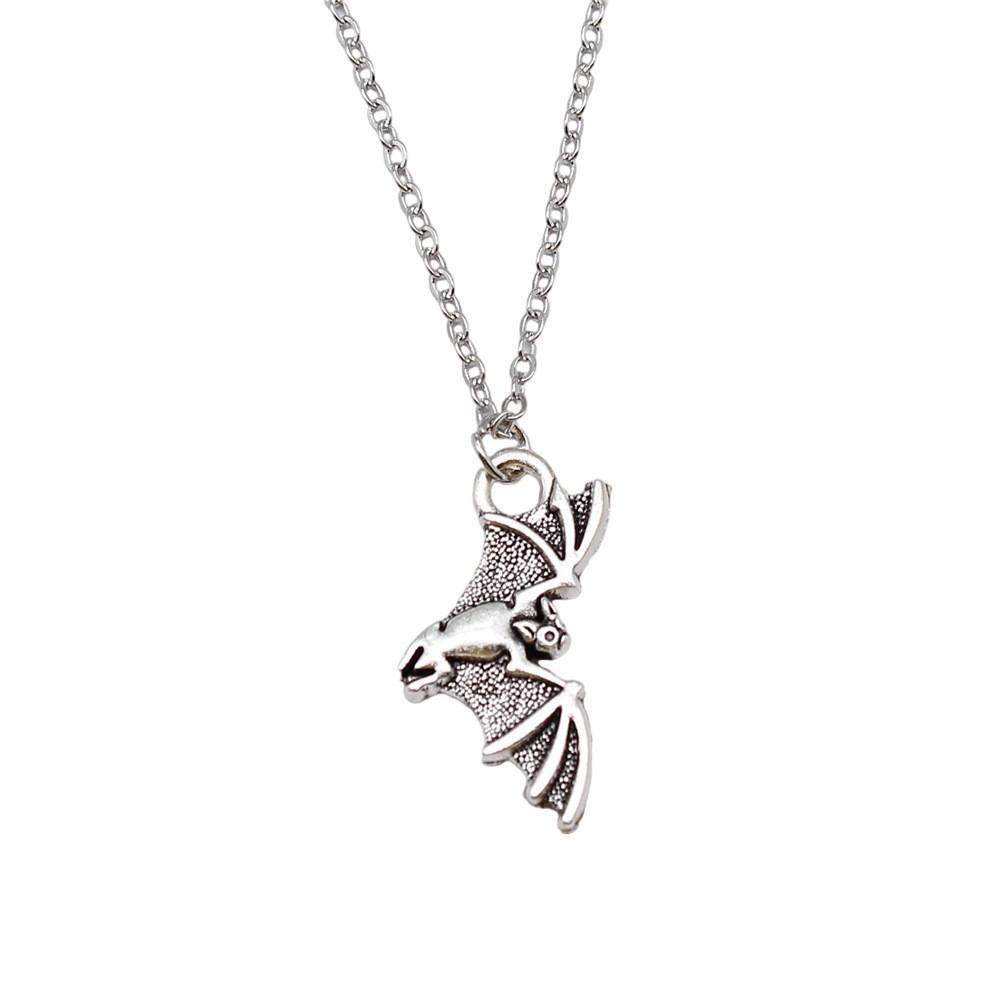 Mask Pendant Necklace Theater Halloween Day Jewelry 40cm Short Chain