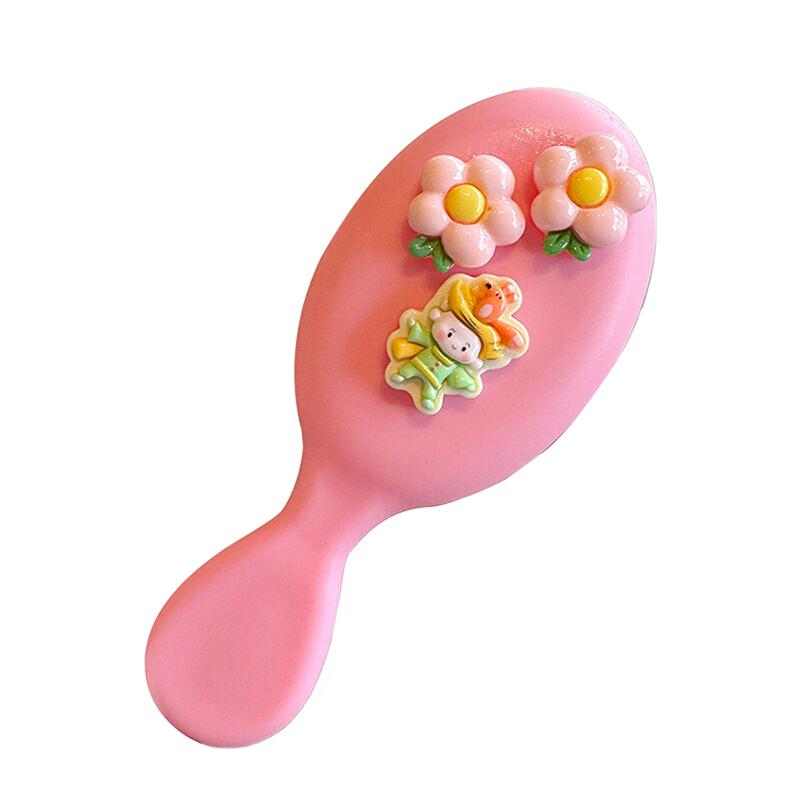 

Милая распутывающая расческа для волос на воздушной подушке, мини-портативная антистатическая расческа для маленьких девочек, массажная расческа для спортзала для женщин, вещь