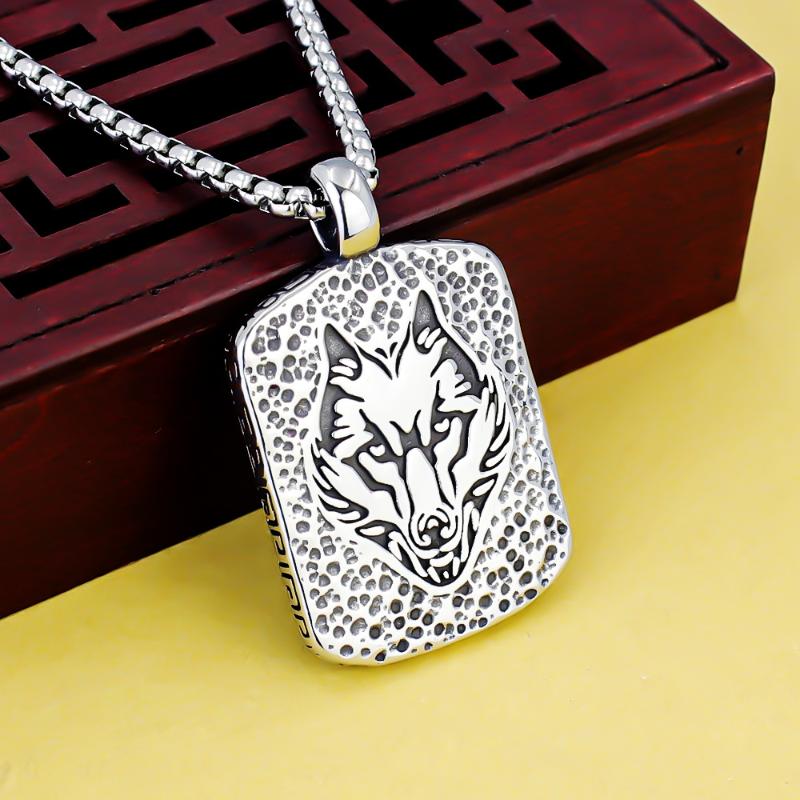 Retro Norse Mythology Double Raven Tree Of Life Pendant Necklace For Men Personality Charm Hip Hop Cool Casual Jewelry Gift