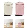 Step Trash Can Anti Slip Base Waste Basket Dustbin Foot Pedal Garbage Bin for Entryway Restroom Toilet Laundry Room Apartment