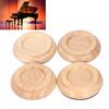 4PCS Piano Floor  or Anti Vibration Small Size Non Slip Piano Caster Cups Floor  or