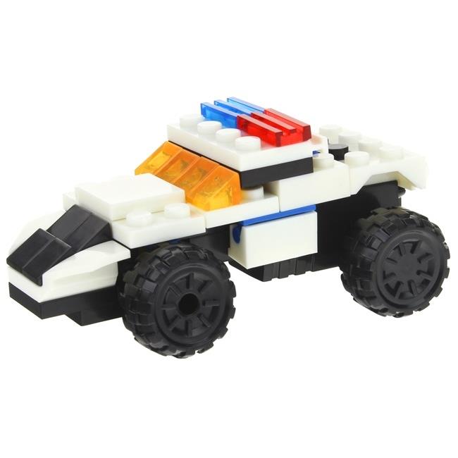 Construction Blocks 4in1 Police Police Car Robot Airplane Set 4 Pieces
