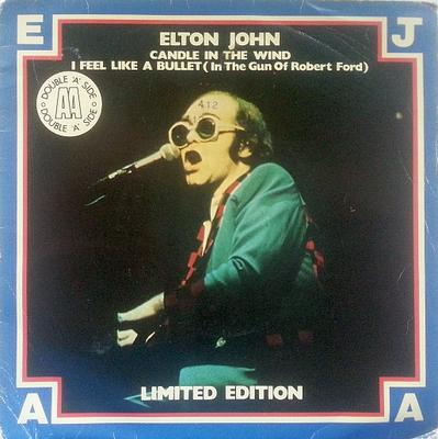 7inch Record ELTON JOHN  Candle In The Wind  I Feel Like A  DJS10908 DJM Records 1978 UK Rock Used
