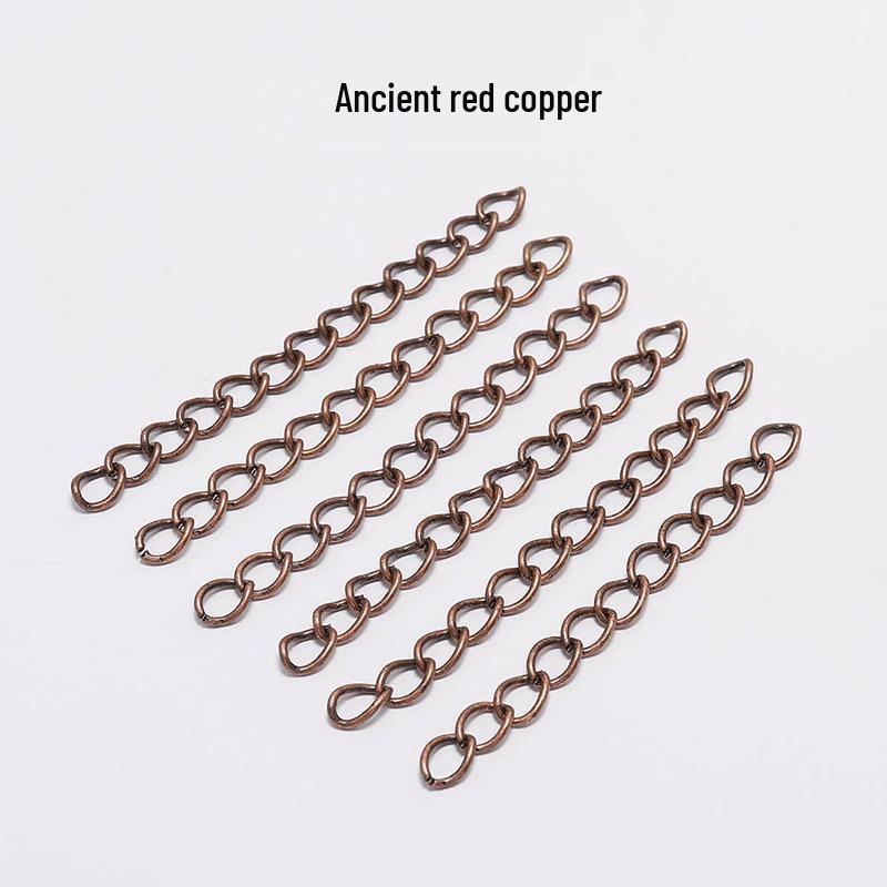 Verstellbare 5cm Verlängerungskette für Halsketten, Armbänder, Ohrringe - Schmuckzubehör, DIY-Materialien.