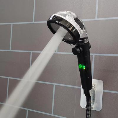 LED Digitale Temperaturanzeige Duschkopf 3 Modi Großer Durchfluss Spray Hochdruck Regendusche Wasserhahn Badezimmerzubehör