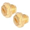 2pcs Differential Diff Brass Filler Drain Plugs with Seal Ring Fits for Land Rover Discovery 2