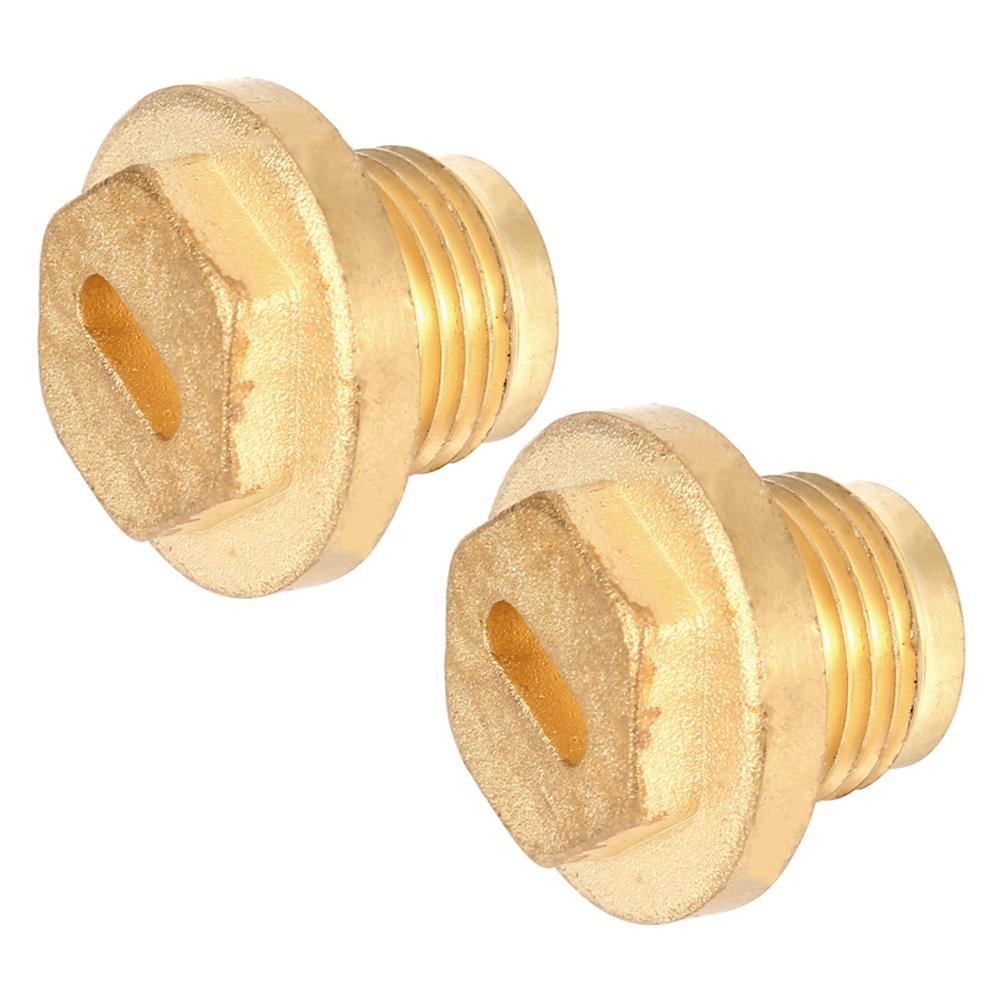 2pcs Differential Diff Brass Filler Drain Plugs with Seal Ring Fits for Land Rover Discovery 2