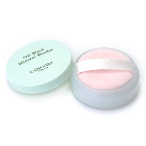 CANMAKE Oil Block Mineral Powder C01 Fluffy Mint Face Powder Loose Powder CICA Dokudami UV Protection Facial Cleanser/Soap Remover Unscented 1 Piece (