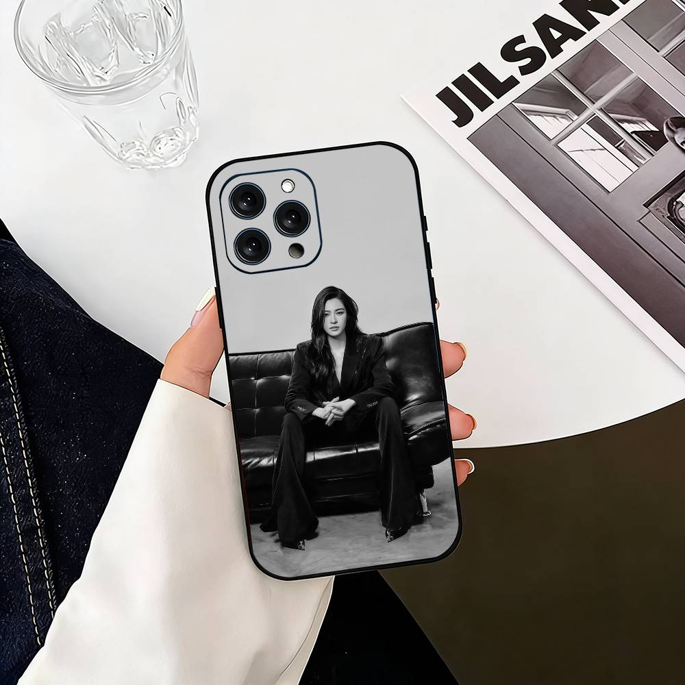 

L-Lingling Kwong Actress Phone Case For iPhone 17, 16,15,14,13,12,11 Plus,Pro Max, Others Soft Black Cover iPhone12PRO