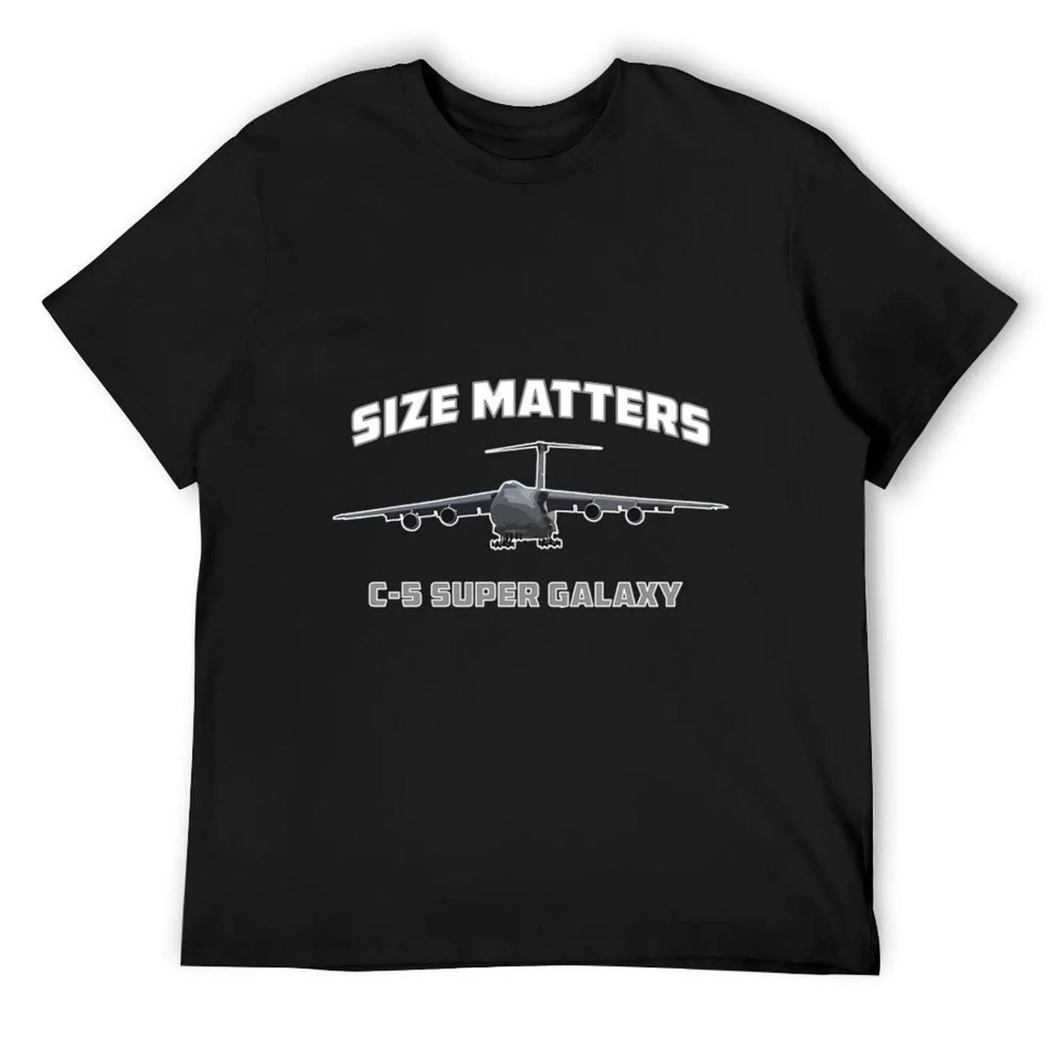 

C 5 Super Galaxy Airplane T-Shirt for a boy graphics sweat oversized t shirts for men S чёрный