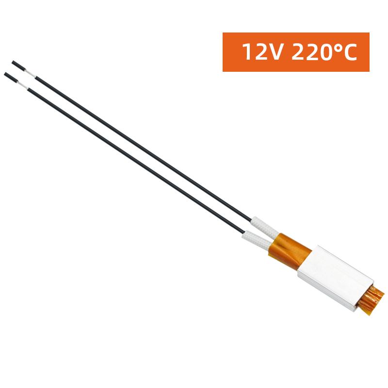 1-3 szt. Element grzejny Akcesoria do suszarki do włosów Lokówki Grzałka 80-220 stopni Celsjusza Grzałki PTC 12V Zastosowanie Miniaturowe ogrzewanie