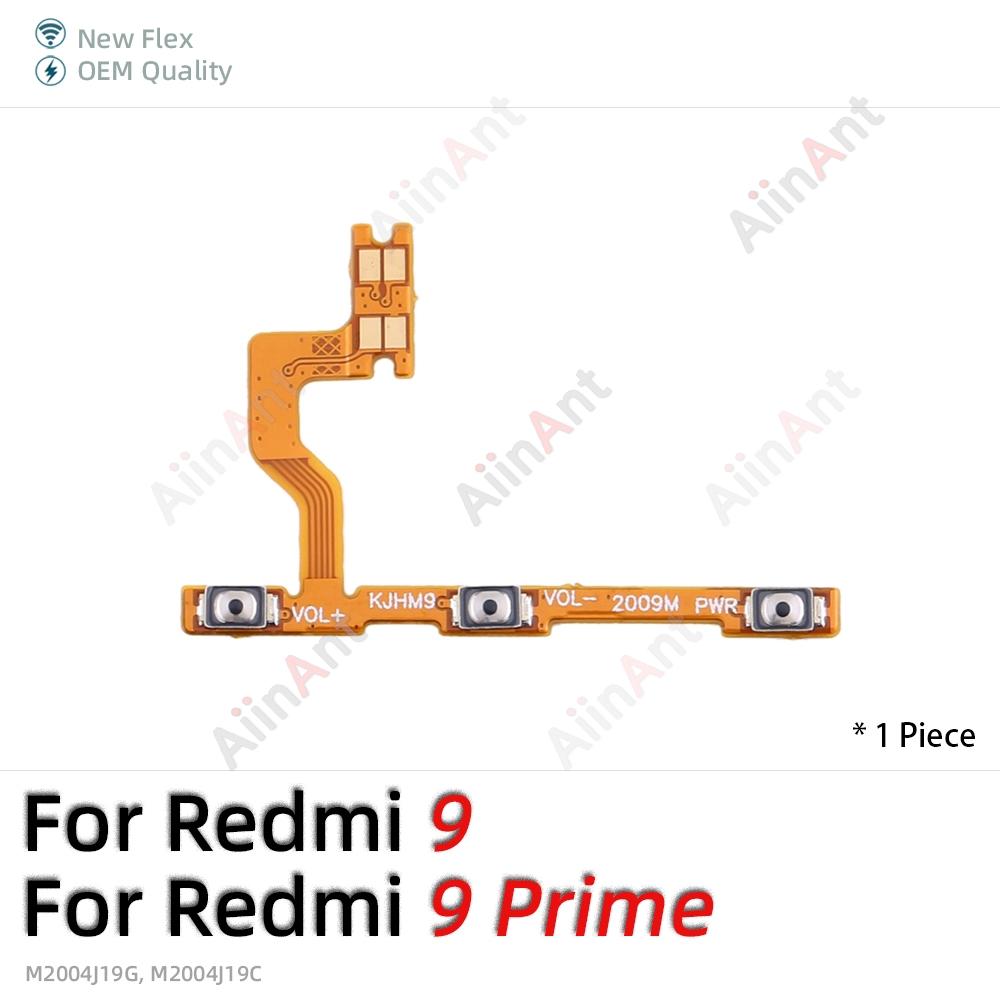 OEM Up Down Button Mute key Switch On Off Volume Power Flex Cable For Xiaomi Redmi Note 6 7 8 9 7A 9A 9T 8T 9s 9C 9i Pro Max 5G