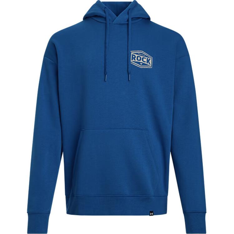 

Under Armour Project Rock Fleece Training Hoodie Men hoodies Tech-Blue 1386902-432 L