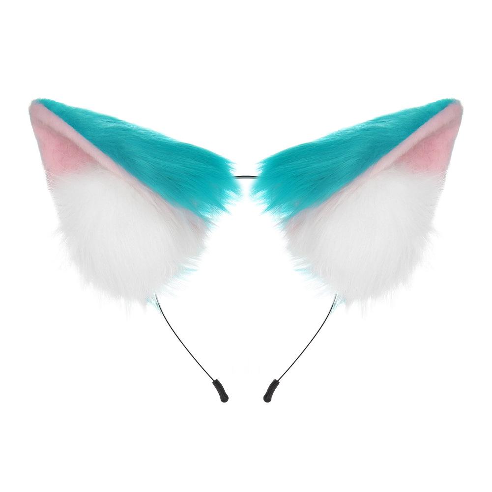 Halloween Cat Ears Fox Headband Cosplay Plush Hair Accessories