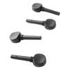 4Pcs Violin Tuning Peg Portable Fine Appearance Wood Violin Peg Replacement Black M00592