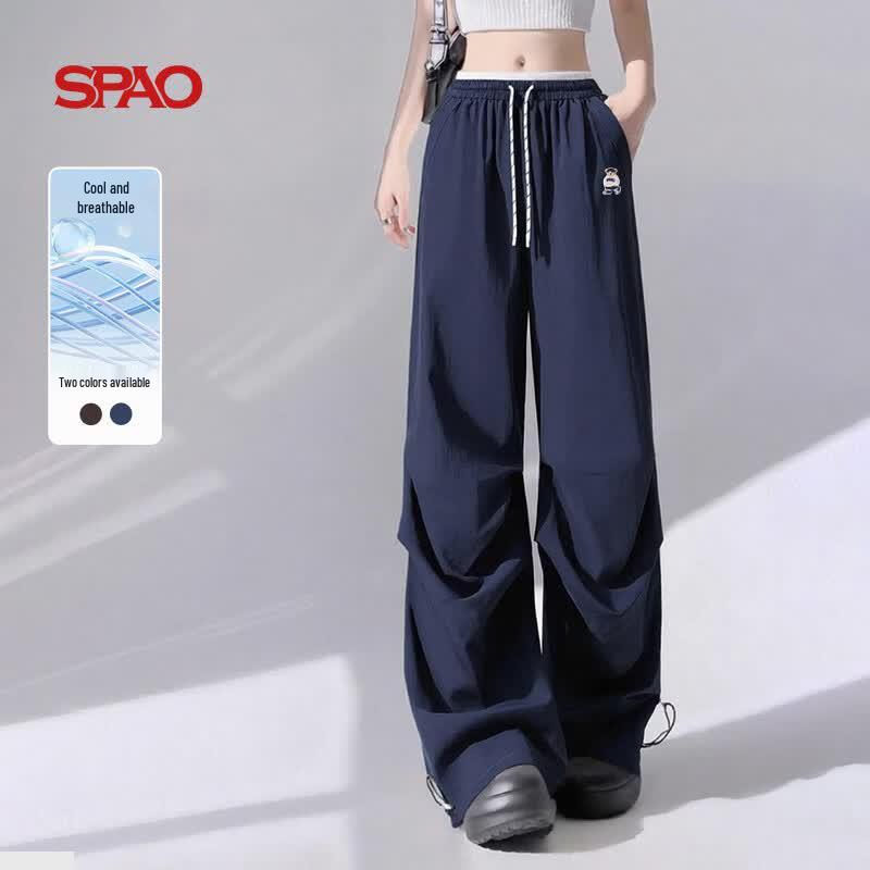 SPAO WOODIE Series Women s High-Waist Straight Leg Casual Pants M
