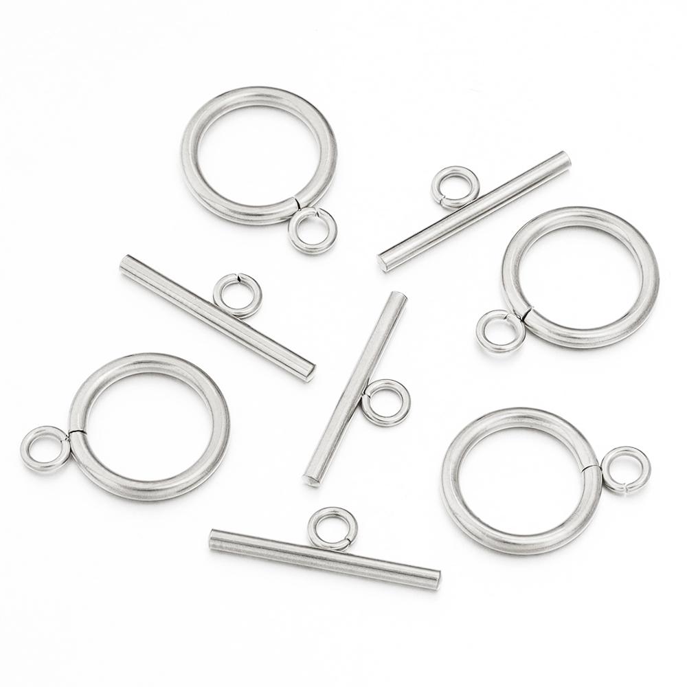 4-5Sets/Lot  Metal OT Clasps Connectors For Bracelet Necklace DIY Toggle Clasps Buckle Jewelry Making Supplies Connectors