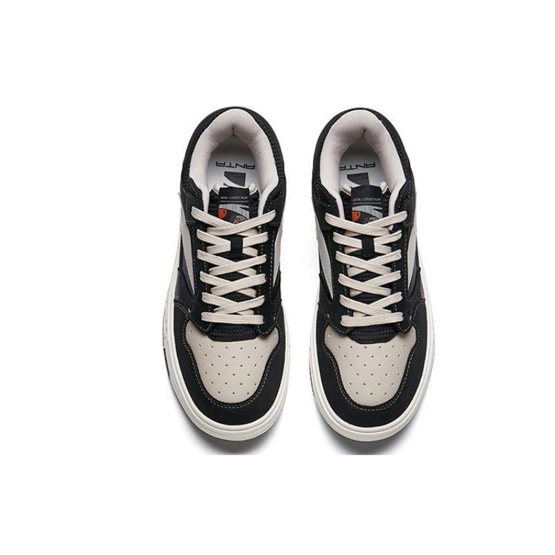 Anta Jiewan Fanshi Women Low Top Skate Shoes Black Grey 122228050S-1