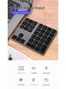 Bluetooth Mini Wireless Keyboard - Silent, Portable, Aluminum Alloy, Compatible with Laptops, iOS, Mac, and External Devices