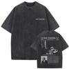 Washed Vintage Rapper Don Toliver Hardstone Psycho Album Print T Shirts Unisex Women Fashion Hip Hop Oversized Tshirts Streetwear
