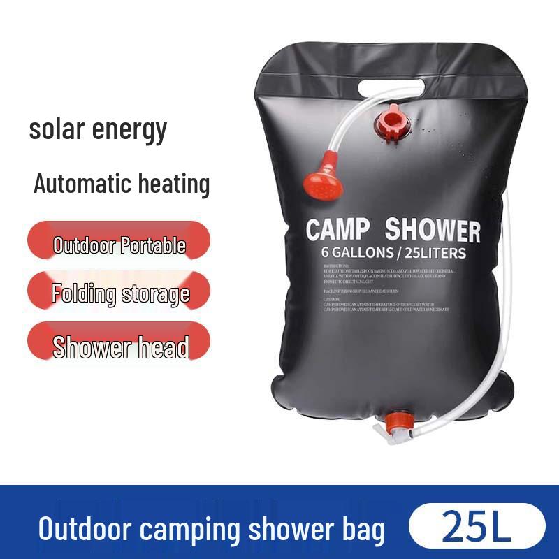 Portable Car Solar Shower Bag for Camping and Travel