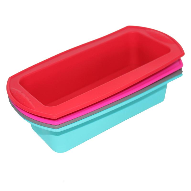 New Silicone Mold Baking Tools Rectangular Silicone Cake Mold Toast Candy Mold Mold DIY Kitchen Supplies Cake Making