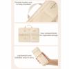 Large Capacity Hanging Clothes Bag Foldable With Handle Closet Socks Dispenser Smooth Zipper Space-Saving Travel Packing Cube
