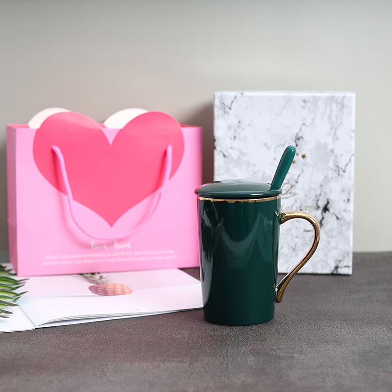 Taozhi Vintage Ceramic Mug with Lid