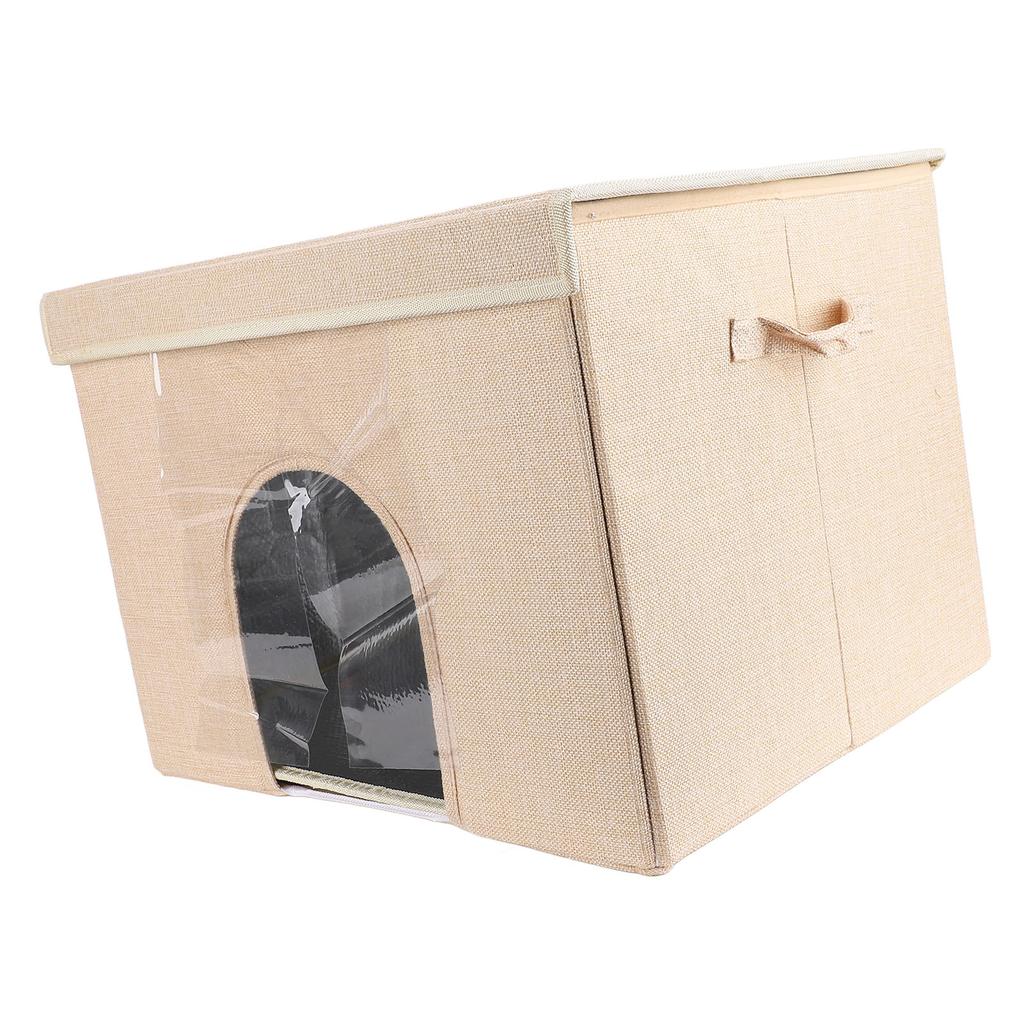 Foldable Pet House with Ice Packs Comfortable Portable Indoor Pet Cave All Season Universal for