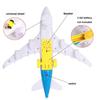Sound and Light Electronic Aeroplane Toy Automatic Rotation LED Airbus Toys  Children's Toys