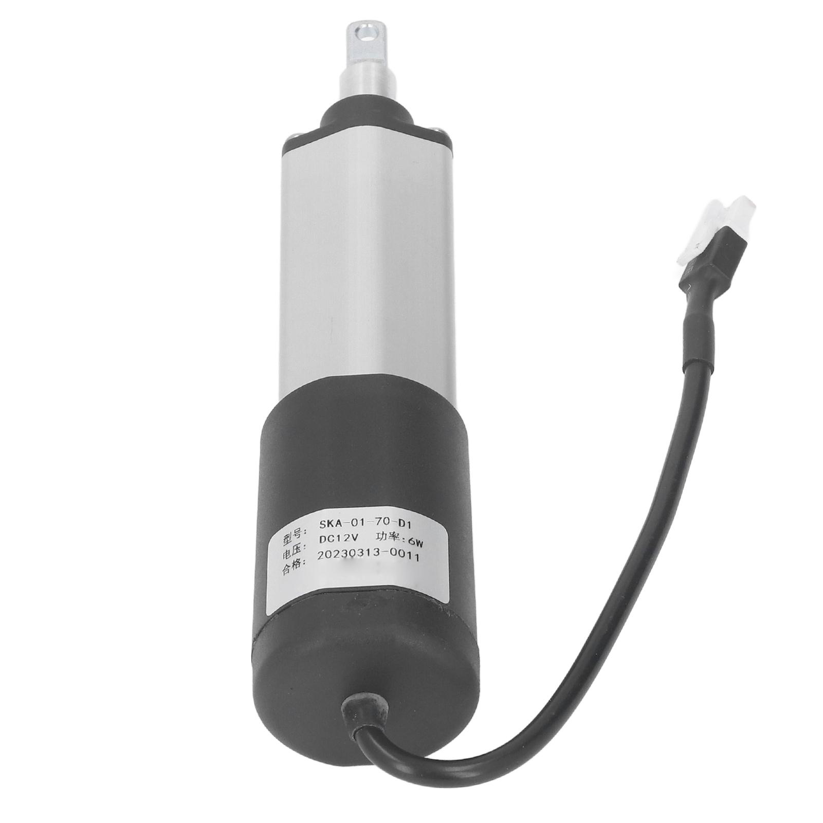 

Електричний лінійний привід 70 мм хід 100 Н зусилля Лінійний привід DC 12 В для машинного обладнання