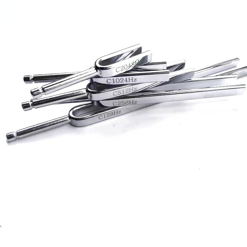 Tuning Forks Set Sound Healing 128 Hz Diapason Medical Tuning Fork 512 Hz Chakras Therapy Musical Percussion Instruments
