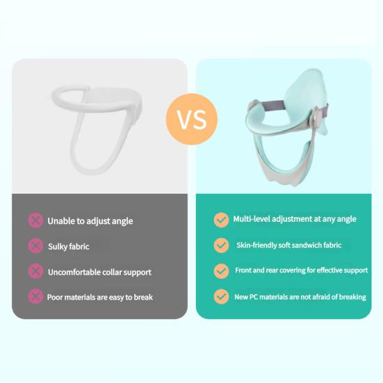 Adjustable Cervical Traction Device Neck Support Brace Pain Relief Posture Corrector Stretcher Spine Protector for Neck Pain Relief Posture