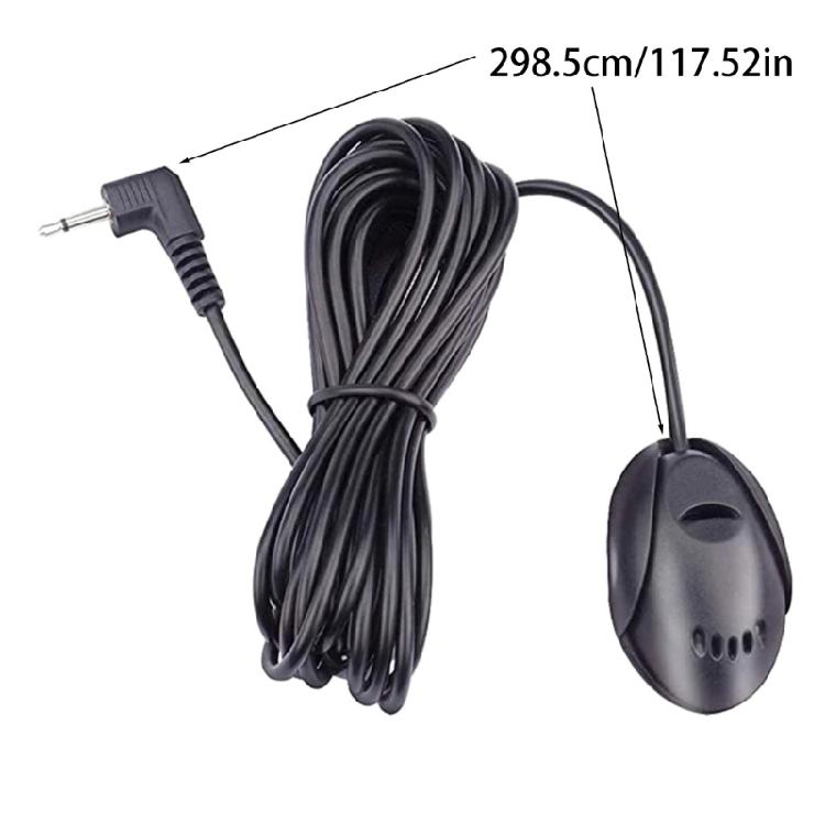Car Dashboard Sun-Visor Audio Mic Stereo GPS Microphone 3.5