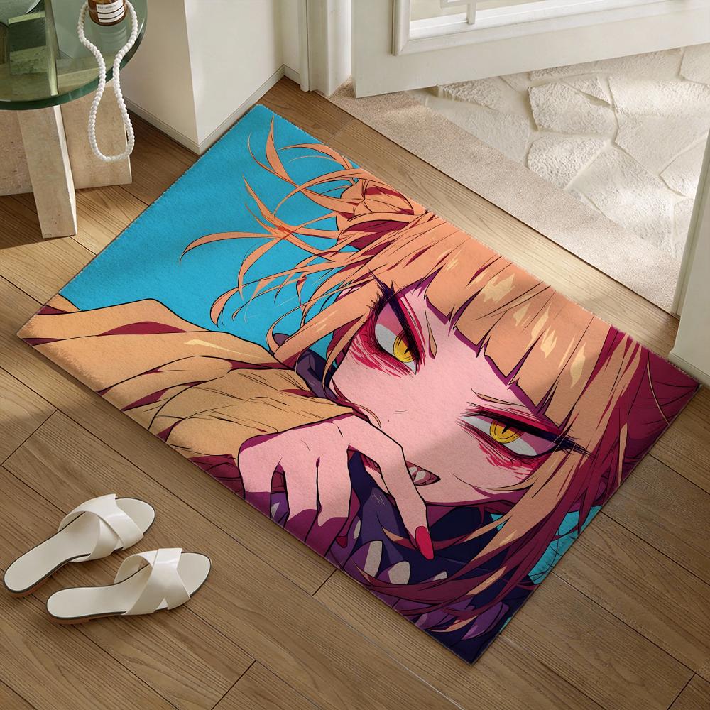 My animeHero A-Academia Floor Mat Soft Flannel Non-Slip Door Mat - Thickened Rug for Living Room Home Decor 40x60cm