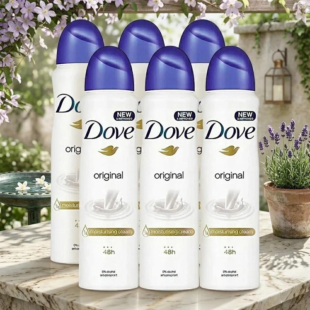 Дезодорант-спрей Dove 48H 150 мл 6 шт. Оригинальный аромат