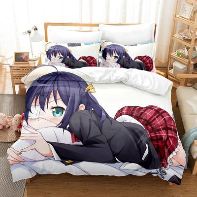 Amore Anime, Chunibyo & Altre Illusioni Set Letto Set Copripiumino Con Federa Singolo Matrimoniale Queen King Biancheria da Letto Tessili per la Casa