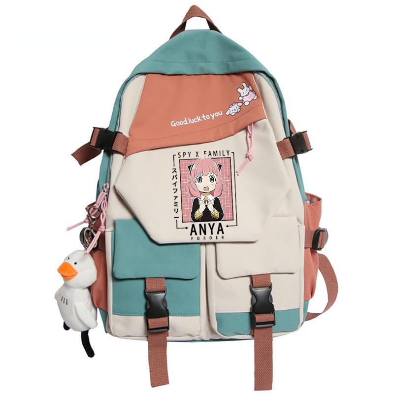 Backpack, Spy Play House, Large-Capacity Youth Schoolbag Outdoor Travel Bag Around Animation