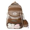 Schoolbag Wholesale Cute Cat Junior High School Large Capacity Schoolbag Female High Value Student Backpack College Style Girl Pain Bag
