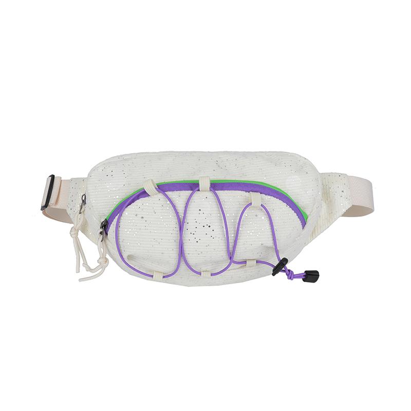 

New Nyl Zipper Solid Colors Sweet Waist Packs 2026 High Quality Casual Women s Chest Bags Simple Large Capacity Shoulder Bags білий