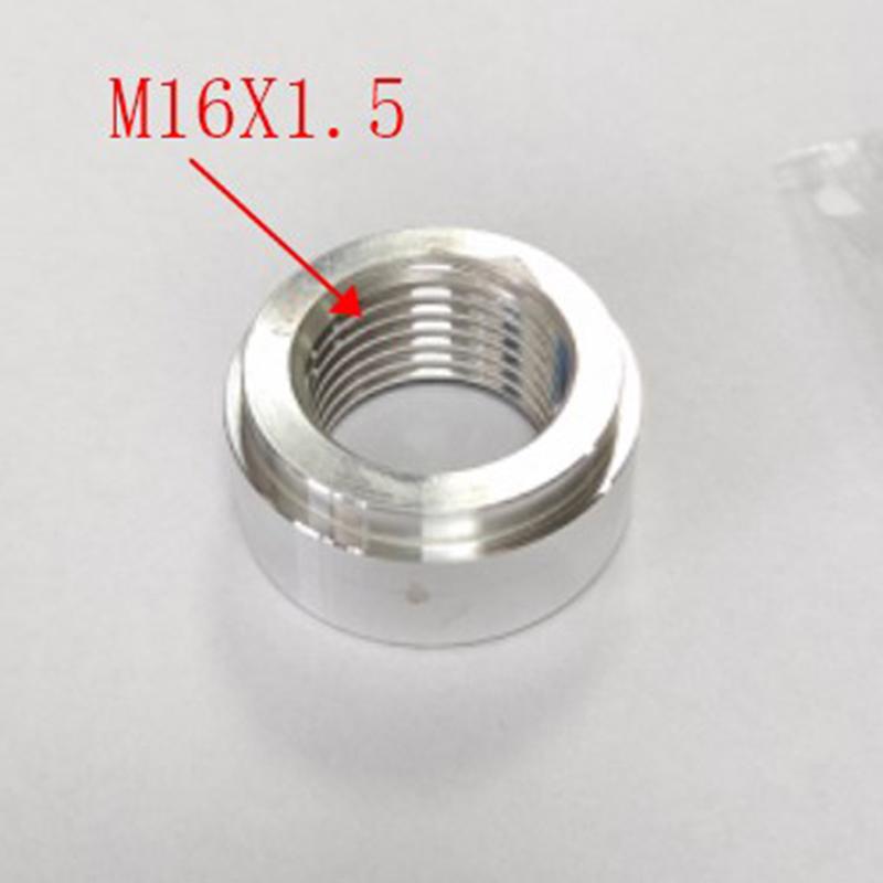 2PC Female Thread Weld On Bung Hose Adapter Aluminum Fitting 1/2 3/4 1/4 1/8 3/8 NPT M18X1 5 M16X1 5 M14X1 5 Size